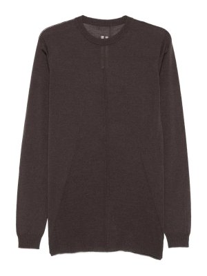 RICK OWENS: crew necks - Wool Crew Neck Sweater