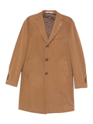 TAGLIATORE: knee length coats - Single-breasted coat