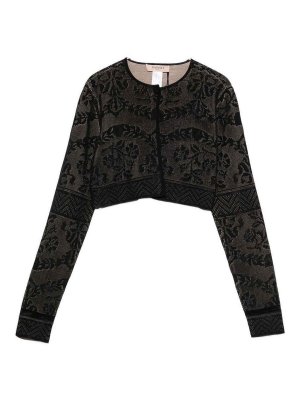 TWINSET: cardigans - Cardigan Crop A Fiori