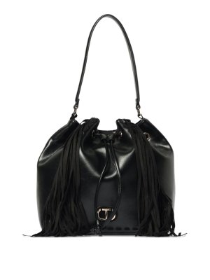 TWINSET: borse a spalla - Borsa A Spalla Con Frange