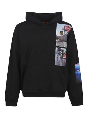 DIESEL: Sweatshirts & Pulls - Sweat-Shirts - Noir