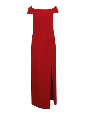 LAUREN RALPH LAUREN: Vestidos media pierna - Vestido Midi - Rojo