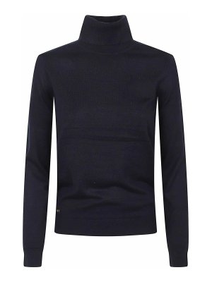 LAUREN RALPH LAUREN: Strickpullover mit Rundhalsausschnitt - Rundhalspullover - Dunkelblau