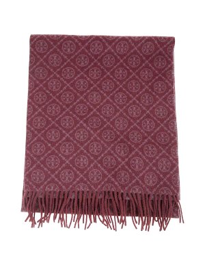 TORY BURCH: Écharpes - Écharpe - Bordeaux