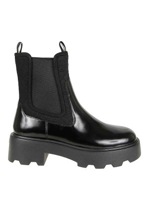 TORY BURCH: boots - T Monogram Lug Chelsea Boot 65Mm