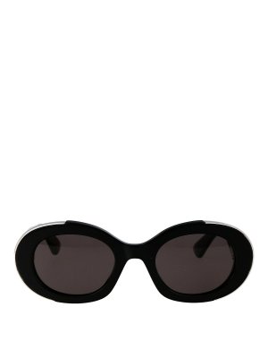 ALEXANDER MCQUEEN: Lunettes de soleil - Lunettes De Soleil - Noir