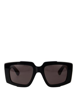 ALEXANDER MCQUEEN: Lunettes de soleil - Lunettes De Soleil - Noir