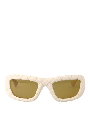 BOTTEGA VENETA: Lunettes de soleil - Lunettes De Soleil - Blanc