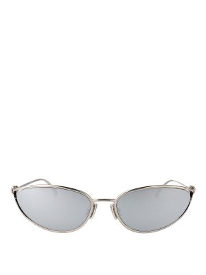 BOTTEGA VENETA: Gafas de sol - Gafas De Sol - Plata