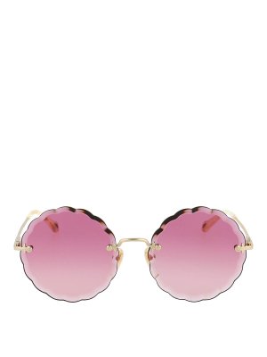 CHLOE': Lunettes de soleil - Lunettes De Soleil - Or