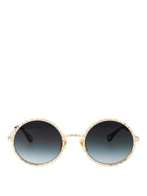 CHLOE': Lunettes de soleil - Lunettes De Soleil - Or