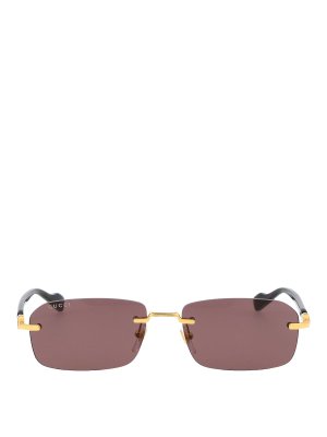 GUCCI: Lunettes de soleil - Lunettes De Soleil - Or