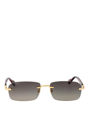 GUCCI: Lunettes de soleil - Lunettes De Soleil - Or