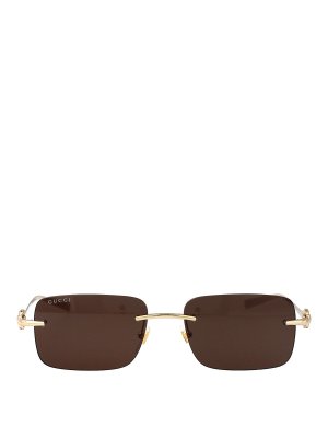 GUCCI: Lunettes de soleil - Lunettes De Soleil - Or