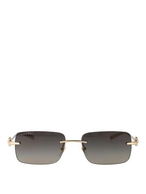 GUCCI: Lunettes de soleil - Lunettes De Soleil - Or