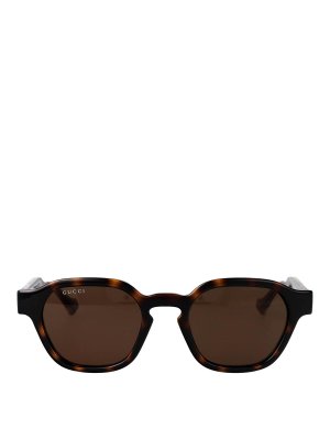 GUCCI: Sonnenbrillen - Sonnenbrille - Braun