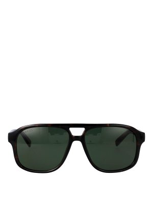 GUCCI: Sonnenbrillen - Sonnenbrille - Braun