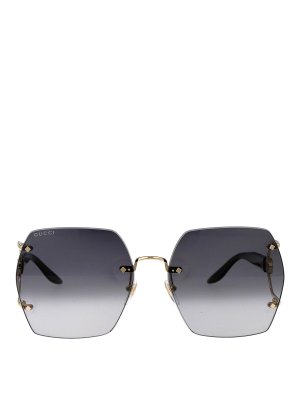 GUCCI: Gafas de sol - Gafas De Sol - Negro