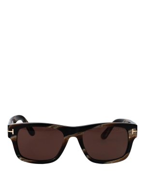 TOM FORD: Sonnenbrillen - Sonnenbrille - Braun