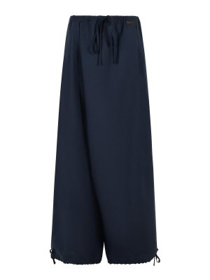Marni: casual trousers - Blue Virgin Wool Trousers