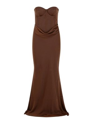 ROTATE Birger Christensen: Maxikleider - Maxikleid - Braun