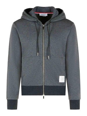 THOM BROWNE: Sweatshirts & Sweaters - Gray Cotton Sweatshirt