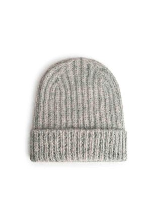 CLOSED: beanies - Light Grey Alpaca Blend Beanie
