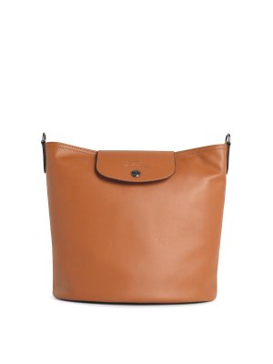LONGCHAMP: Bucket bags - Le Pliage Xtra  Leather Bucket Bag