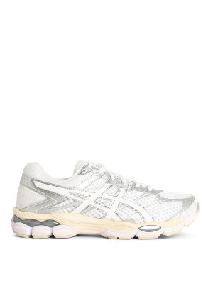 ASICS: trainers - Cumulus 16 White Tech Fabric Blend Sneakers