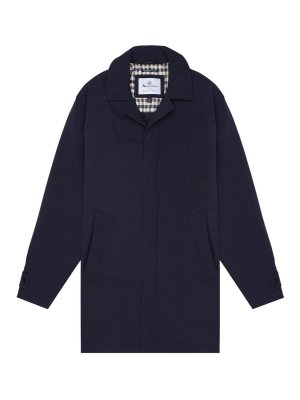 AQUASCUTUM ACTIVE: トレンチコート - トレンチコート - ブルー