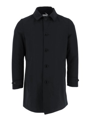 ASPESI: トレンチコート - トレンチコート - ブルー