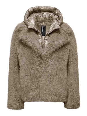 BOMBOOGIE: Manteaux courts - Manteau Court - Beige