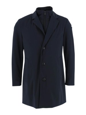Hugo Boss: Manteaux au genou - Manteau Au Genou - Bleu