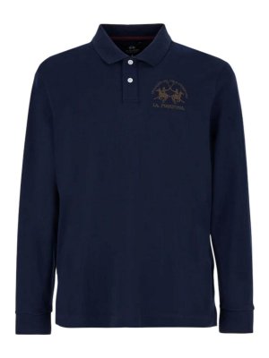 LA MARTINA: ポロシャツ - ポロシャツ - ブルー