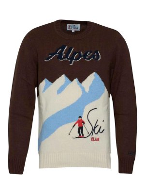 MC2 SAINT BARTH: Pull col rond - Pull Col Rond - Marron