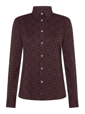 RRD Roberto Ricci Designs: Chemises - Chemise - Rouge Brun