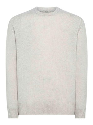 SEVENTY: Suéteres con cuello pico - Suéter Cuello Redondo - Gris