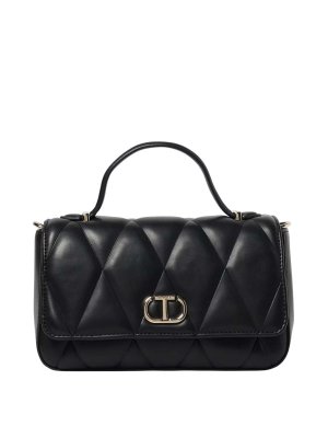 TWINSET: Schultertaschen - Schultertasche - Schwarz