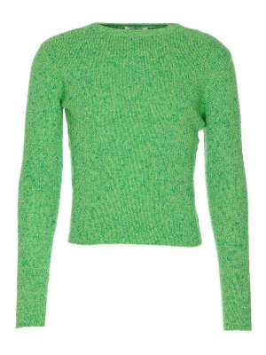 AURALEE: Pull col rond - Pull Col Rond - Vert