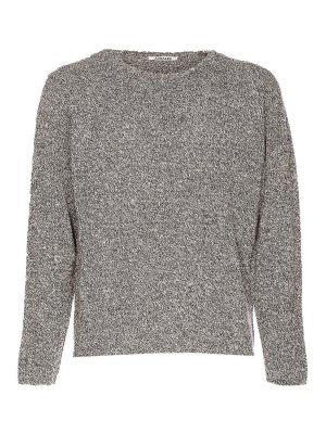 AURALEE: Pull col rond - Pull Col Rond - Noir