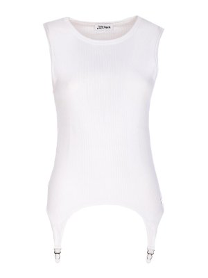 JEAN PAUL GAULTIER: Tops & Débardeurs - Top - Blanc