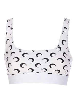 MARINE SERRE: Tops & Débardeurs - Top - Blanc