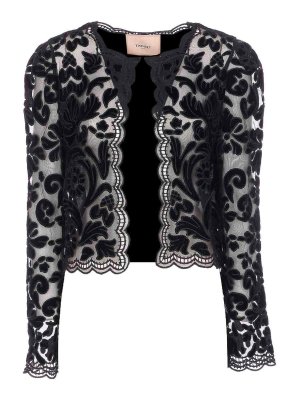 TWINSET: Chaquetas casual - Chaqueta Casual - Negro