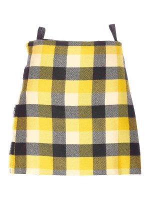 VIVIENNE WESTWOOD: Mini jupes - Mini Jupe - Jaune