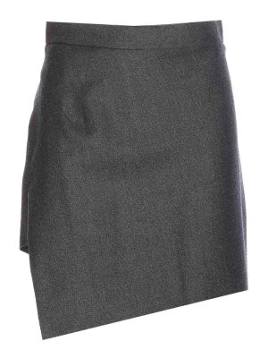 VIVIENNE WESTWOOD: Mini jupes - Mini Jupe - Gris