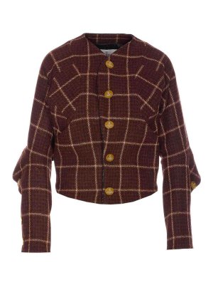 VIVIENNE WESTWOOD: カジュアルジャケット - カジュアルジャケット - ブラウン