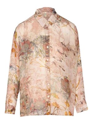 YAVI: Camisas - Camisa - Color Carne Y Neutral