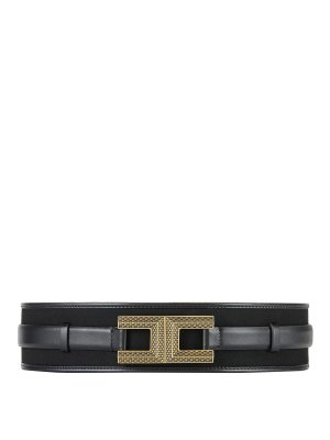 ELISABETTA FRANCHI: belts - Logo Belt