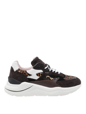 D.A.T.E.: trainers - Fuga Pony Leopard Sneakers
