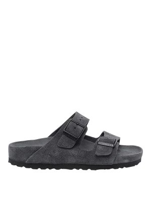 BIRKENSTOCK: Zapatos chinelas - Chinelas - Gris